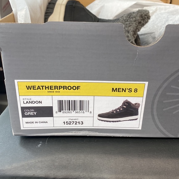 Weatherproof Landon Ankle Top Boots in Grey - Picture 9 of 11